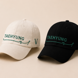 BONÉ BORDADO TAEHYUNG - OPÇÃO 33 - PRODUÇÃO PREMIUM SOB ENCOMENDA E LIMITADA