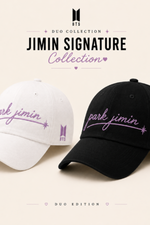 BONÉ BORDADO PARK JIMIN - OPÇÃO 19 - PRODUÇÃO PREMIUM SOB ENCOMENDA E LIMITADA
