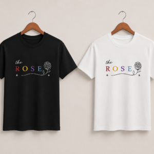 CAMISETA THE ROSE - OPÇÃO 12 - T-SHIRT FEMININA - 3 DIAS ÚTEIS PARA ENVIO