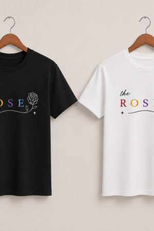 CAMISETA THE ROSE - OPÇÃO 12 - T-SHIRT FEMININA - 3 DIAS ÚTEIS PARA ENVIO