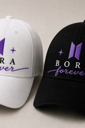BONÉ BORDADO BTS - OPÇÃO 21 - 5 DIAS ÚTEIS PARA ENVIO