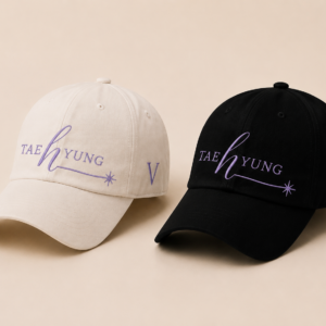 BONÉ BORDADO TAEHYUNG - OPÇÃO 19 - PRODUÇÃO PREMIUM SOB ENCOMENDA E LIMITADA
