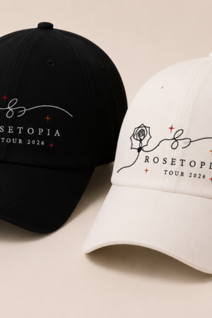 BONÉ BORDADO THE ROSE - OPÇÃO 11 - PRODUÇÃO PREMIUM SOB ENCOMENDA E LIMITADA