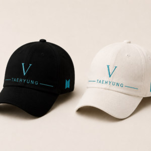 BONÉ BORDADO TAEHYUNG - OPÇÃO 15 - PRODUÇÃO PREMIUM SOB ENCOMENDA E LIMITADA