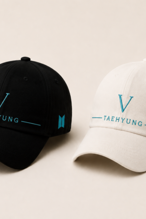 BONÉ BORDADO TAEHYUNG - OPÇÃO 15 - PRODUÇÃO PREMIUM SOB ENCOMENDA E LIMITADA