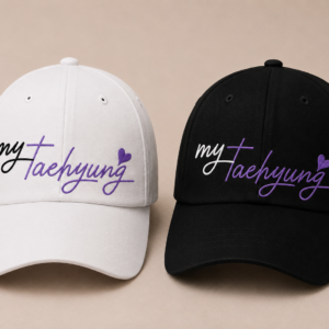 BONÉ BORDADO TAEHYUNG - OPÇÃO 36 - PRODUÇÃO PREMIUM SOB ENCOMENDA E LIMITADA