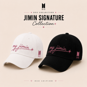 BONÉ BORDADO PARK JIMIN - OPÇÃO 27 - PRODUÇÃO PREMIUM SOB ENCOMENDA E LIMITADA