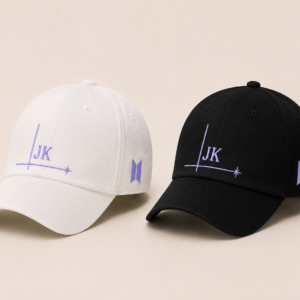 BONÉ BORDADO JUNGKOOK - OPÇÃO 19 - PRODUÇÃO PREMIUM SOB ENCOMENDA E LIMITADA
