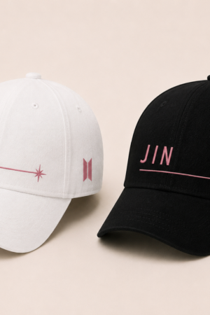 BONÉ BORDADO JIN - OPÇÃO 14 - PRODUÇÃO PREMIUM SOB ENCOMENDA E LIMITADA