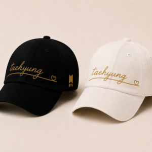BONÉ BORDADO TAEHYUNG - OPÇÃO 32 - PRODUÇÃO PREMIUM SOB ENCOMENDA E LIMITADA