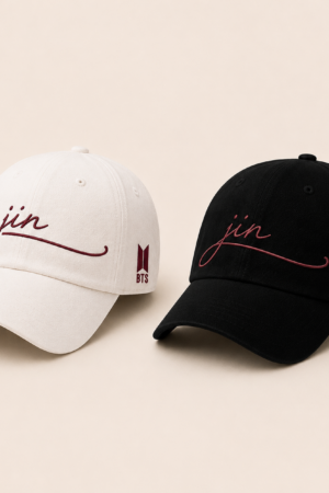 BONÉ BORDADO JIN - OPÇÃO 32 - PRODUÇÃO PREMIUM SOB ENCOMENDA E LIMITADA