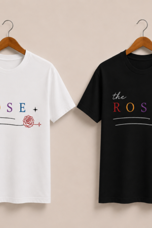 CAMISETA THE ROSE - OPÇÃO 25 - T-SHIRT FEMININA - 3 DIAS ÚTEIS PARA ENVIO