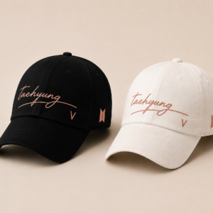BONÉ BORDADO TAEHYUNG - OPÇÃO 29 - PRODUÇÃO PREMIUM SOB ENCOMENDA E LIMITADA