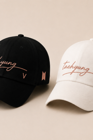 BONÉ BORDADO TAEHYUNG - OPÇÃO 29 - PRODUÇÃO PREMIUM SOB ENCOMENDA E LIMITADA