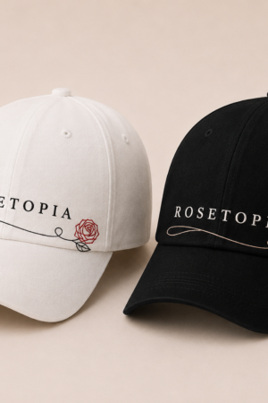 BONÉ BORDADO THE ROSE - OPÇÃO 67 - PRODUÇÃO PREMIUM SOB ENCOMENDA E LIMITADA