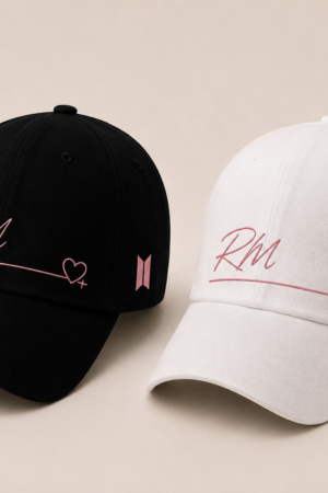 BONÉ BORDADO NAMJOON - OPÇÃO 13 - PRODUÇÃO PREMIUM SOB ENCOMENDA E LIMITADA