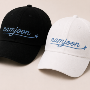 BONÉ BORDADO NAMJOON - OPÇÃO 5 - PRODUÇÃO PREMIUM SOB ENCOMENDA E LIMITADA