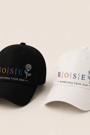 BONÉ BORDADO THE ROSE - OPÇÃO 3 - PRODUÇÃO PREMIUM SOB ENCOMENDA E LIMITADA