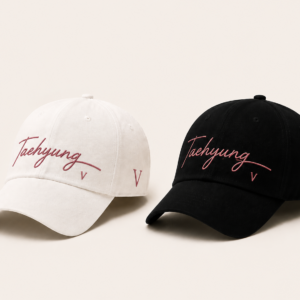 BONÉ BORDADO TAEHYUNG - OPÇÃO 14 - PRODUÇÃO PREMIUM SOB ENCOMENDA E LIMITADA