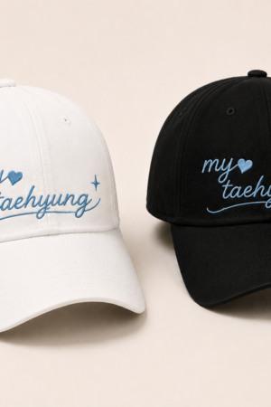 BONÉ BORDADO TAEHYUNG - OPÇÃO 4 - 5 DIAS ÚTEIS PARA ENVIO