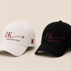 BONÉ BORDADO JUNGKOOK - OPÇÃO 22 - PRODUÇÃO PREMIUM SOB ENCOMENDA E LIMITADA