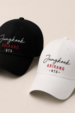 BONÉ BORDADO JUNGKOOK - OPÇÃO 40 - PRODUÇÃO PREMIUM SOB ENCOMENDA E LIMITADA