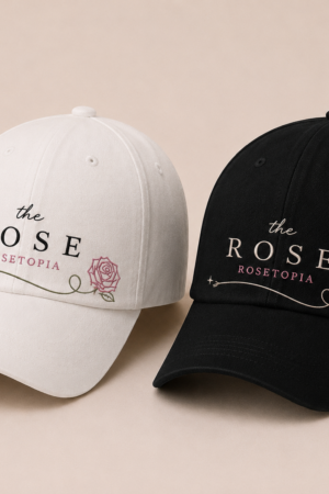 BONÉ BORDADO THE ROSE - OPÇÃO 71 - PRODUÇÃO PREMIUM SOB ENCOMENDA E LIMITADA