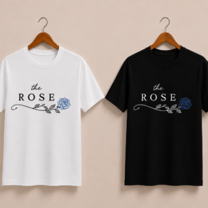 CAMISETA THE ROSE - OPÇÃO 34 - T-SHIRT FEMININA - 3 DIAS ÚTEIS PARA ENVIO