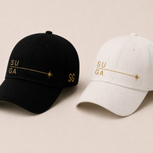 BONÉ BORDADO SUGA - OPÇÃO 30 - PRODUÇÃO PREMIUM SOB ENCOMENDA E LIMITADA