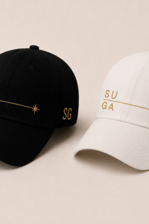 BONÉ BORDADO SUGA - OPÇÃO 13 - PRODUÇÃO PREMIUM SOB ENCOMENDA E LIMITADA