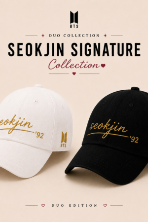 BONÉ BORDADO JIN - OPÇÃO 22 - PRODUÇÃO PREMIUM SOB ENCOMENDA E LIMITADA
