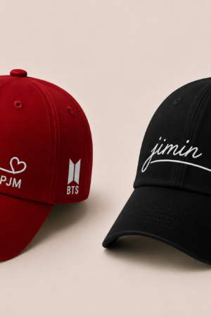 BONÉ BORDADO PARK JIMIN - OPÇÃO 32 - PRODUÇÃO PREMIUM SOB ENCOMENDA E LIMITADA
