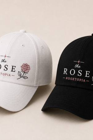 BONÉ BORDADO THE ROSE - OPÇÃO 84 - PRODUÇÃO PREMIUM SOB ENCOMENDA E LIMITADA