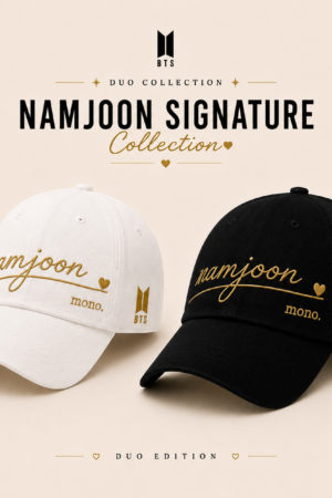BONÉ BORDADO NAMJOON - OPÇÃO 29 - PRODUÇÃO PREMIUM SOB ENCOMENDA E LIMITADA