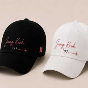 BONÉ BORDADO JUNGKOOK - OPÇÃO 38 - PRODUÇÃO PREMIUM SOB ENCOMENDA E LIMITADA