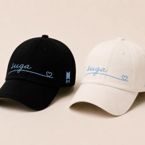 BONÉ BORDADO SUGA - OPÇÃO 12 - PRODUÇÃO PREMIUM SOB ENCOMENDA E LIMITADA