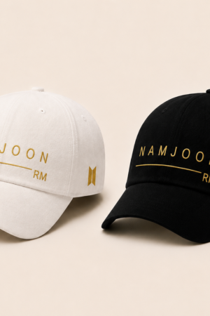 BONÉ BORDADO NAMJOON - OPÇÃO 20 - PRODUÇÃO PREMIUM SOB ENCOMENDA E LIMITADA