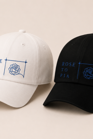 BONÉ BORDADO THE ROSE - OPÇÃO 57 - PRODUÇÃO PREMIUM SOB ENCOMENDA E LIMITADA