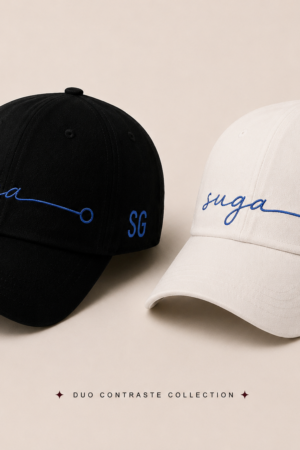 BONÉ BORDADO SUGA - OPÇÃO 15 - PRODUÇÃO PREMIUM SOB ENCOMENDA E LIMITADA