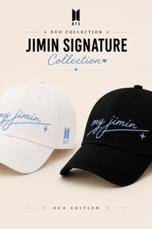 BONÉ BORDADO PARK JIMIN - OPÇÃO 23 - PRODUÇÃO PREMIUM SOB ENCOMENDA E LIMITADA