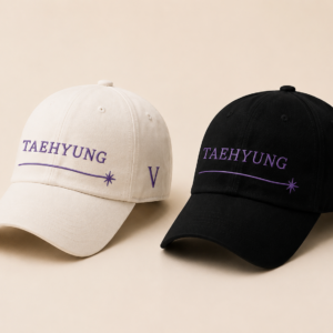 BONÉ BORDADO TAEHYUNG - OPÇÃO 26 - PRODUÇÃO PREMIUM SOB ENCOMENDA E LIMITADA