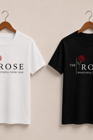 CAMISETA THE ROSE - OPÇÃO 21 - T-SHIRT FEMININA - 3 DIAS ÚTEIS PARA ENVIO