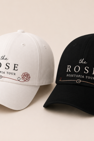 BONÉ BORDADO THE ROSE - OPÇÃO 56 - PRODUÇÃO PREMIUM SOB ENCOMENDA E LIMITADA
