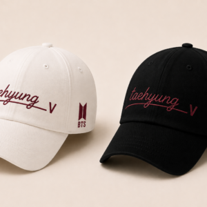 BONÉ BORDADO TAEHYUNG - OPÇÃO 56 - PRODUÇÃO PREMIUM SOB ENCOMENDA E LIMITADA