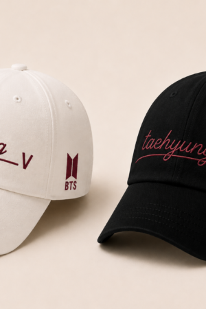 BONÉ BORDADO TAEHYUNG - OPÇÃO 56 - PRODUÇÃO PREMIUM SOB ENCOMENDA E LIMITADA