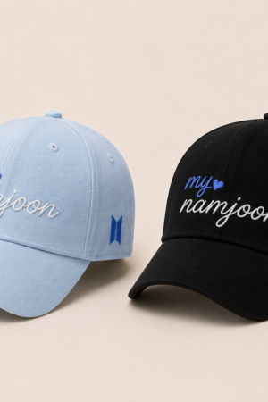 BONÉ BORDADO NAMJOON - OPÇÃO 26 - PRODUÇÃO PREMIUM SOB ENCOMENDA E LIMITADA