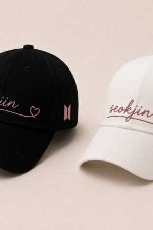 BONÉ BORDADO JIN - OPÇÃO 9 - PRODUÇÃO PREMIUM SOB ENCOMENDA E LIMITADA