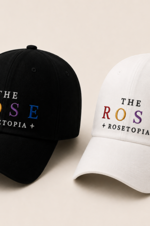BONÉ BORDADO THE ROSE - OPÇÃO 27 - PRODUÇÃO PREMIUM SOB ENCOMENDA E LIMITADA