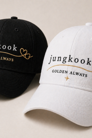BONÉ BORDADO JUNGKOOK - OPÇÃO 5 - 5 DIAS ÚTEIS PARA ENVIO