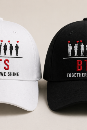 BONÉ BORDADO BTS - OPÇÃO 26 - 5 DIAS ÚTEIS PARA ENVIO